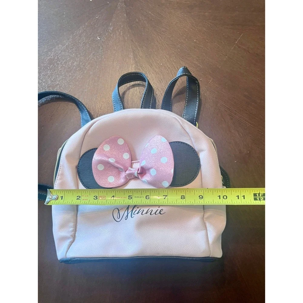 Danielle Nicole Minnie Mouse Backpack Womens OS Pink Good Disney Bow Ears - Picture 12 of 13